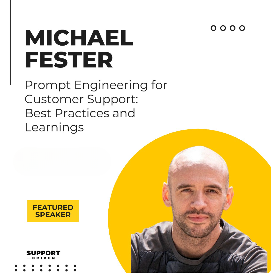 Announcing our talk at Support Driven Expo 2025: Prompt Engineering for Support