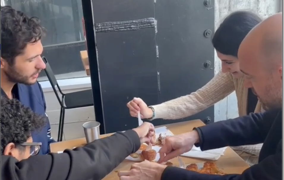 We celebrated Michael's birthday in French SF Style