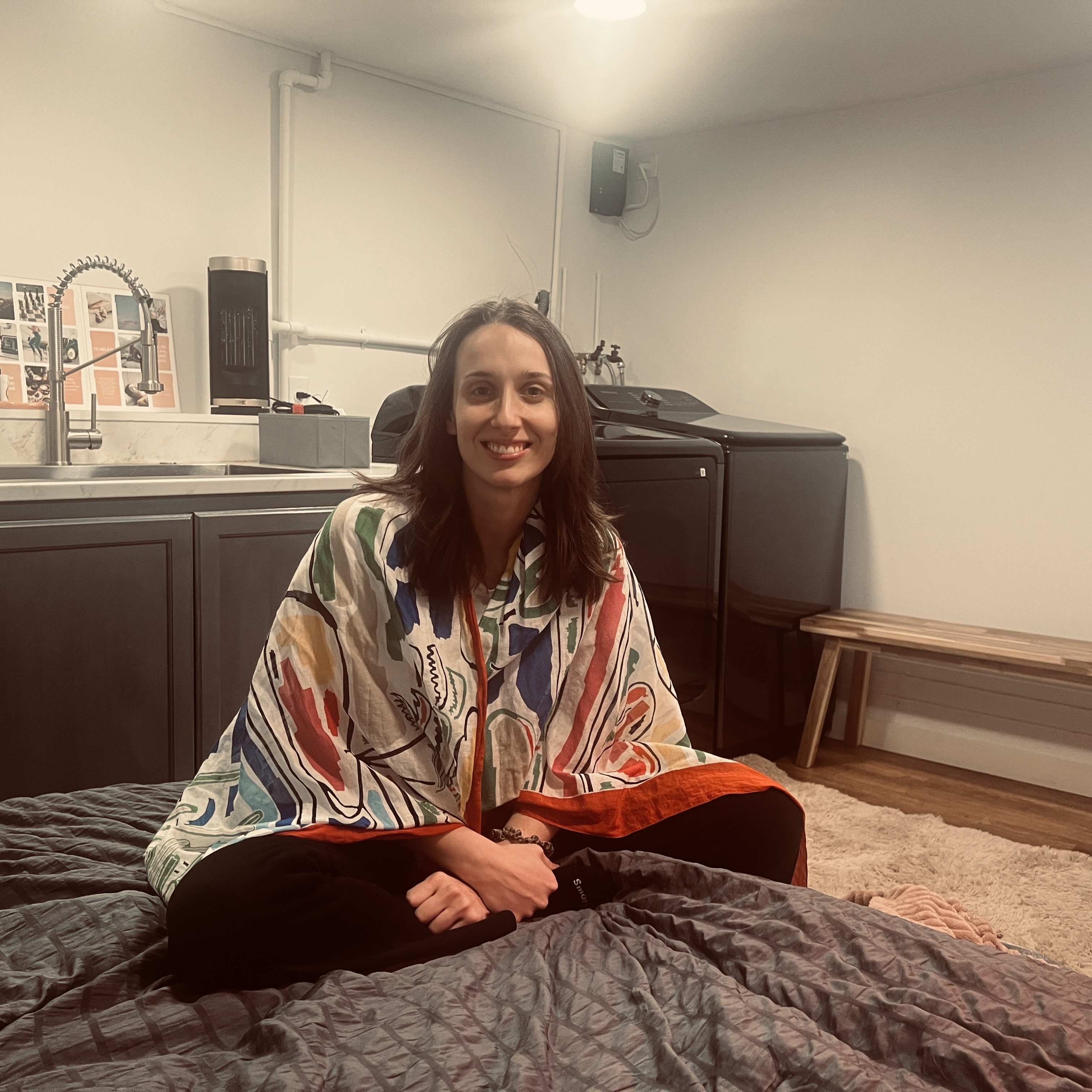 Sleeping in the Laundry Room